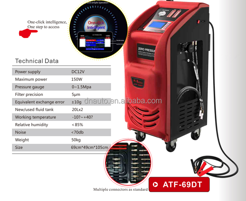 ATF-69DT Fully-automatic Atf E - Coolant Flush Machine 评论和价格