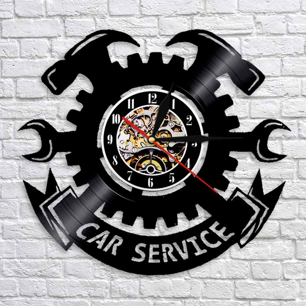Car Service Wall Sign Wall Clo - Auto Repair Shop Design 评论和价格