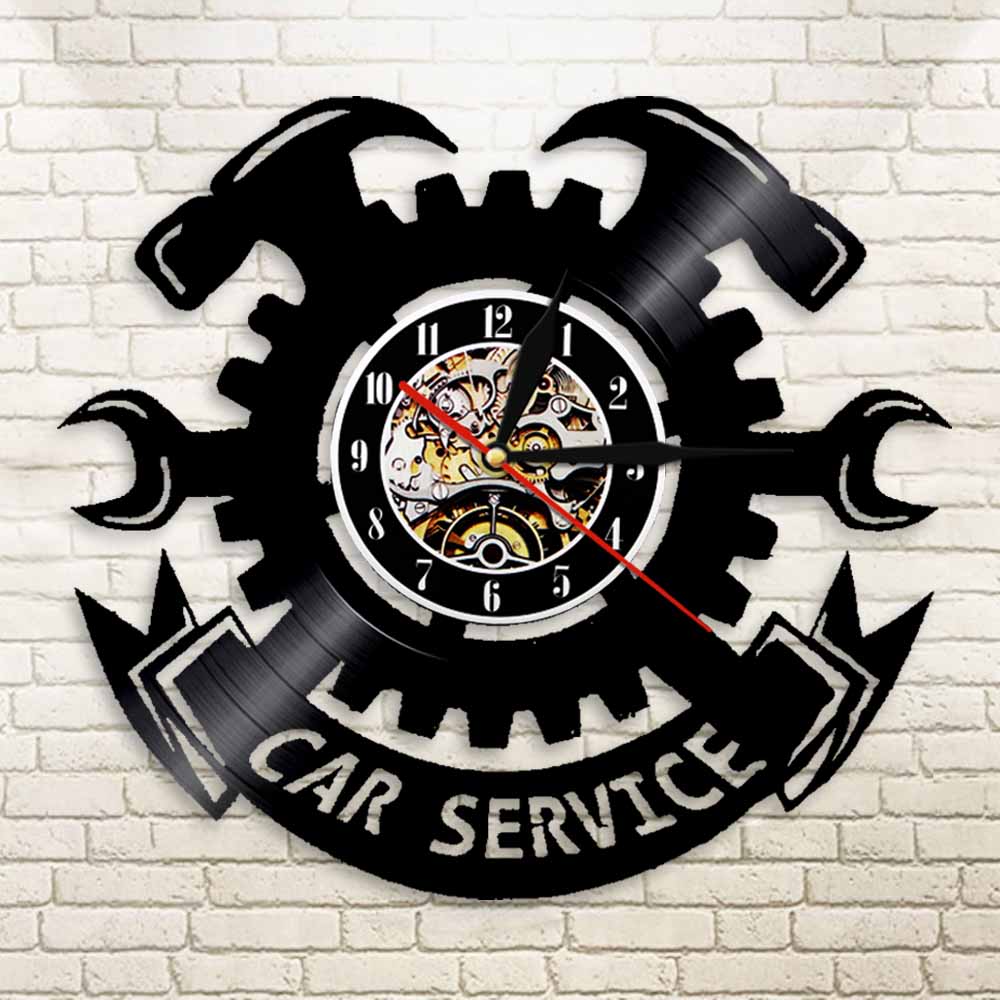 Car Service Wall Sign Wall Clo - Auto Repair Shop Design 评论和价格
