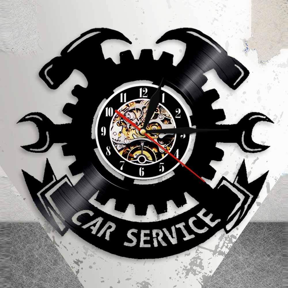 Car Service Wall Sign Wall Clo - Auto Repair Shop Design 评论和价格